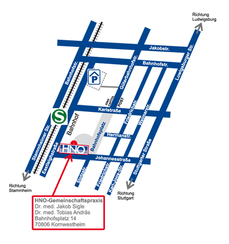 Kornwestheim Wegbeschreibung